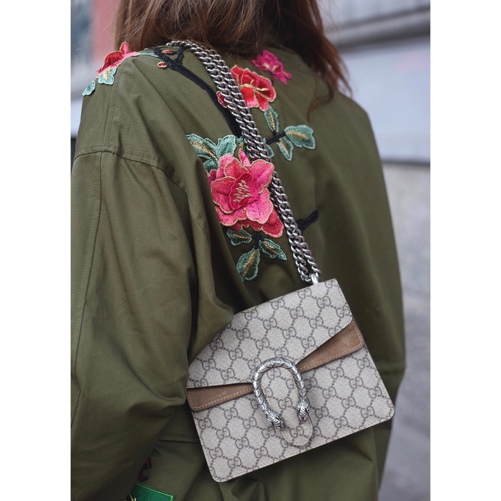 Green Embroidery Coat Jacket - Picture 4 of 4